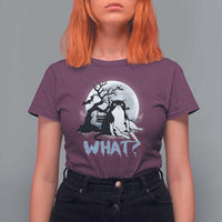 Halloween Cat T Shirt For Women What Cat Murder Spooky Season - Wonder Print Shop