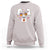 Halloween Sweatshirt Cute Ghost Dancing In The Candy Rain Spooky Season - Wonder Print Shop