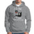 Cat Lover Hoodie It's Fine I'm Fine Everything is Fine Funny Black Cat - Wonder Print Shop
