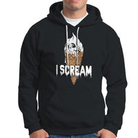 Halloween Hoodie I Scream Ice Cream Ghost - Wonder Print Shop