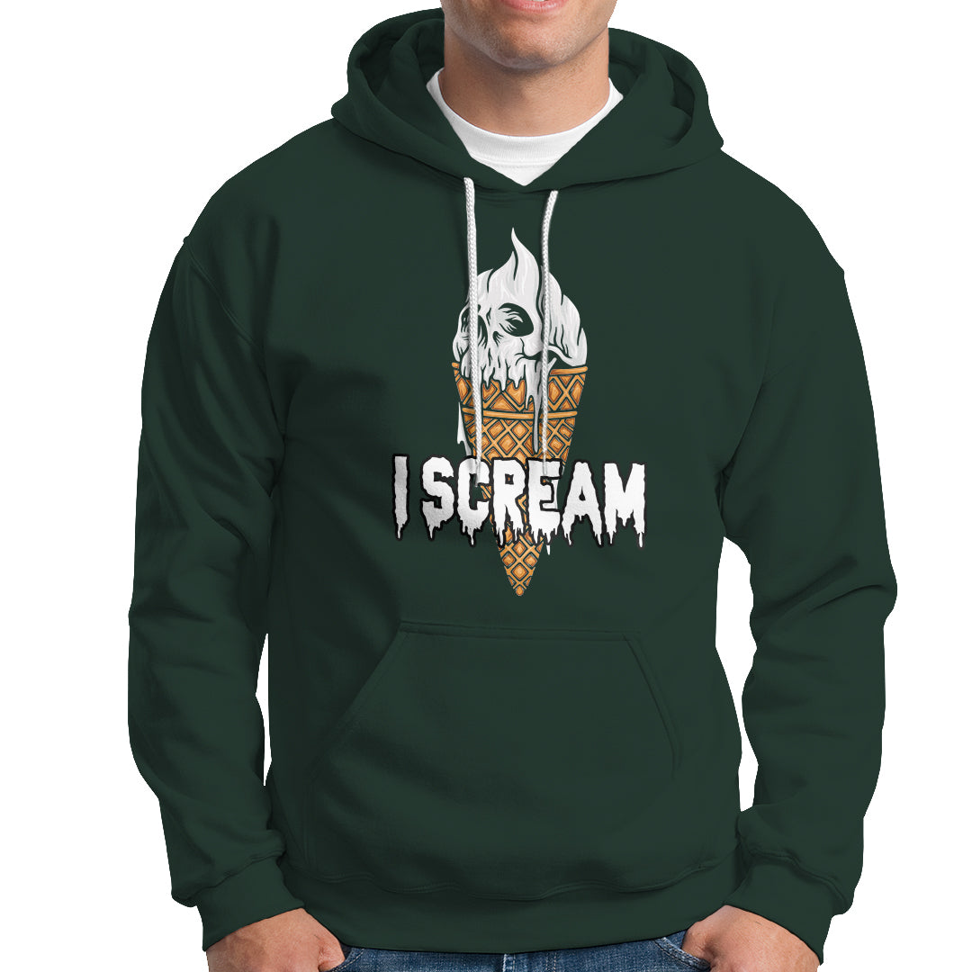 Halloween Hoodie I Scream Ice Cream Ghost - Wonder Print Shop