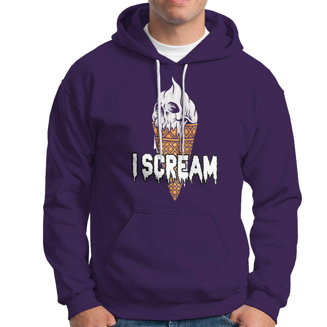 Halloween Hoodie I Scream Ice Cream Ghost - Wonder Print Shop