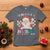 Be Nice To The Nurse Santa is Watching Christmas T Shirt - Wonder Print Shop