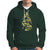 Santa Reindeer Riding Monster Truck Christmas Tree Hoodie - Wonder Print Shop