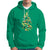 Santa Reindeer Riding Monster Truck Christmas Tree Hoodie - Wonder Print Shop