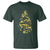 Santa Reindeer Riding Monster Truck Christmas Tree T Shirt - Wonder Print Shop