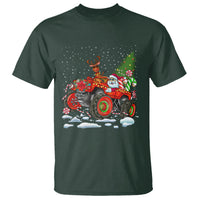 Construction Excavator Christmas Tree Light T Shirt - Wonder Print Shop