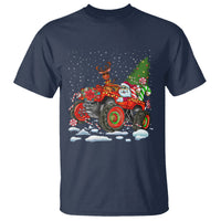 Construction Excavator Christmas Tree Light T Shirt - Wonder Print Shop
