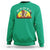 Cowboy Santa Claus Riding A Horse Ho Ho Hi Hi Sweatshirt - Wonder Print Shop