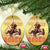 Xmas Cowboy Christmas Ornament Vintage Jingle Horse Rodeo Funny Howdy Western - Wonder Print Shop