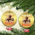 Xmas Cowboy Christmas Ornament Vintage Jingle Horse Rodeo Funny Howdy Western - Wonder Print Shop