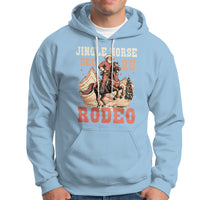 Vintage Jingle Horse Rodeo Funny Howdy Western Christmas Hoodie - Wonder Print Shop