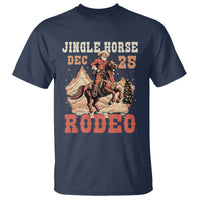 Vintage Jingle Horse Rodeo Funny Howdy Western Christmas T Shirt - Wonder Print Shop