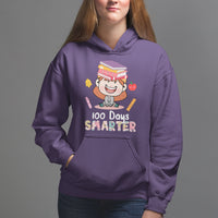 100th Day Of School Smarter Cutte Girl Love Book Hoodie - Wonder Print Shop