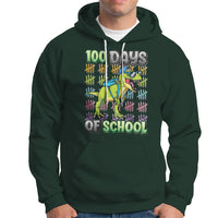 100th Day Of School Smarter Cool Dinosaur Boy Hoodie - Wonder Print Shop