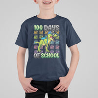 100th Day Of School Smarter Cool Dinosaur Boy T Shirt For Kid - Wonder Print Shop