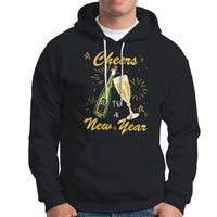 Cheers To A Happy New Year Eve Party Hoodie - Wonder Print Shop