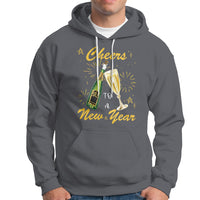 Cheers To A Happy New Year Eve Party Hoodie - Wonder Print Shop