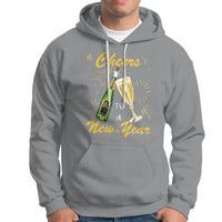 Cheers To A Happy New Year Eve Party Hoodie - Wonder Print Shop
