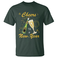 Cheers To A Happy New Year Eve Party T Shirt - Wonder Print Shop