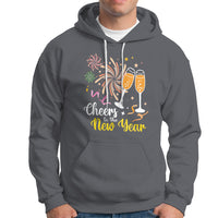 Cheers To A Happy New Year Eve Party Hoodie - Wonder Print Shop