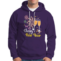 Cheers To A Happy New Year Eve Party Hoodie - Wonder Print Shop