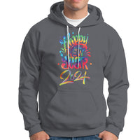 Happy New Year 2024 Tie Dye Lucky Years Hoodie - Wonder Print Shop