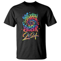 Happy New Year 2024 Tie Dye Lucky Years T Shirt - Wonder Print Shop