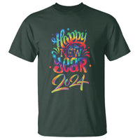 Happy New Year 2024 Tie Dye Lucky Years T Shirt - Wonder Print Shop