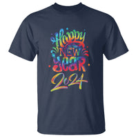 Happy New Year 2024 Tie Dye Lucky Years T Shirt - Wonder Print Shop