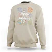 Happy New Year Colorful Firework Lucky Years Sweatshirt - Wonder Print Shop