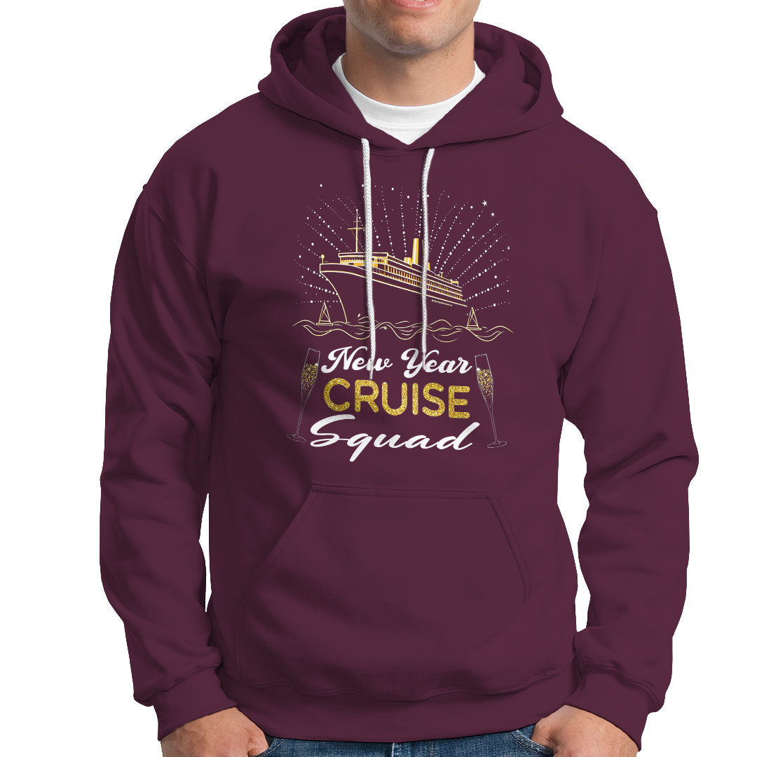 Happy New Year Cruise Family Lucky Firework Hoodie - Wonder Print Shop