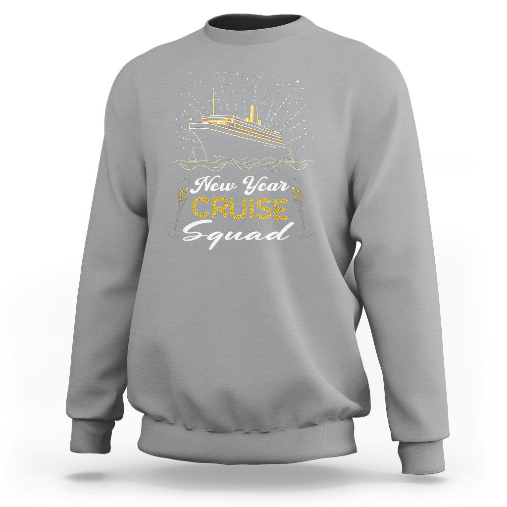 Happy New Year Cruise Family Lucky Firework Sweatshirt - Wonder Print Shop