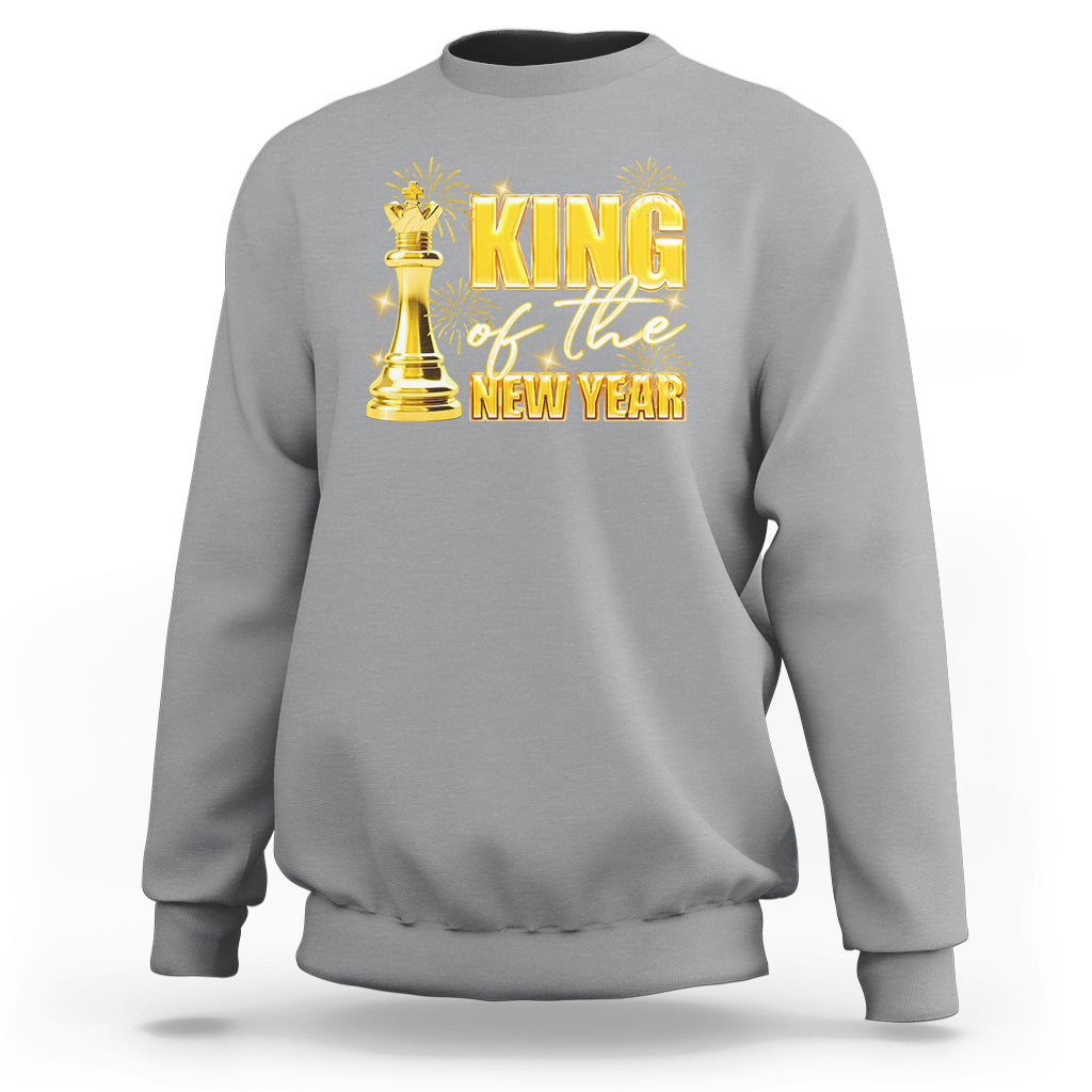 King Of The New Year Eve Happy Lucky Firework Sweatshirt - Wonder Print Shop