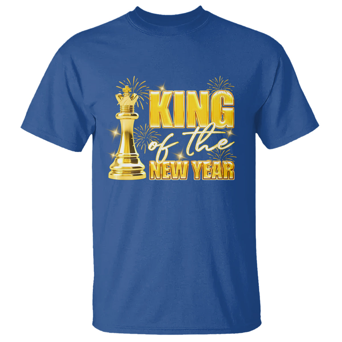 King Of The New Year Eve Happy Lucky Firework T Shirt - Wonder Print Shop