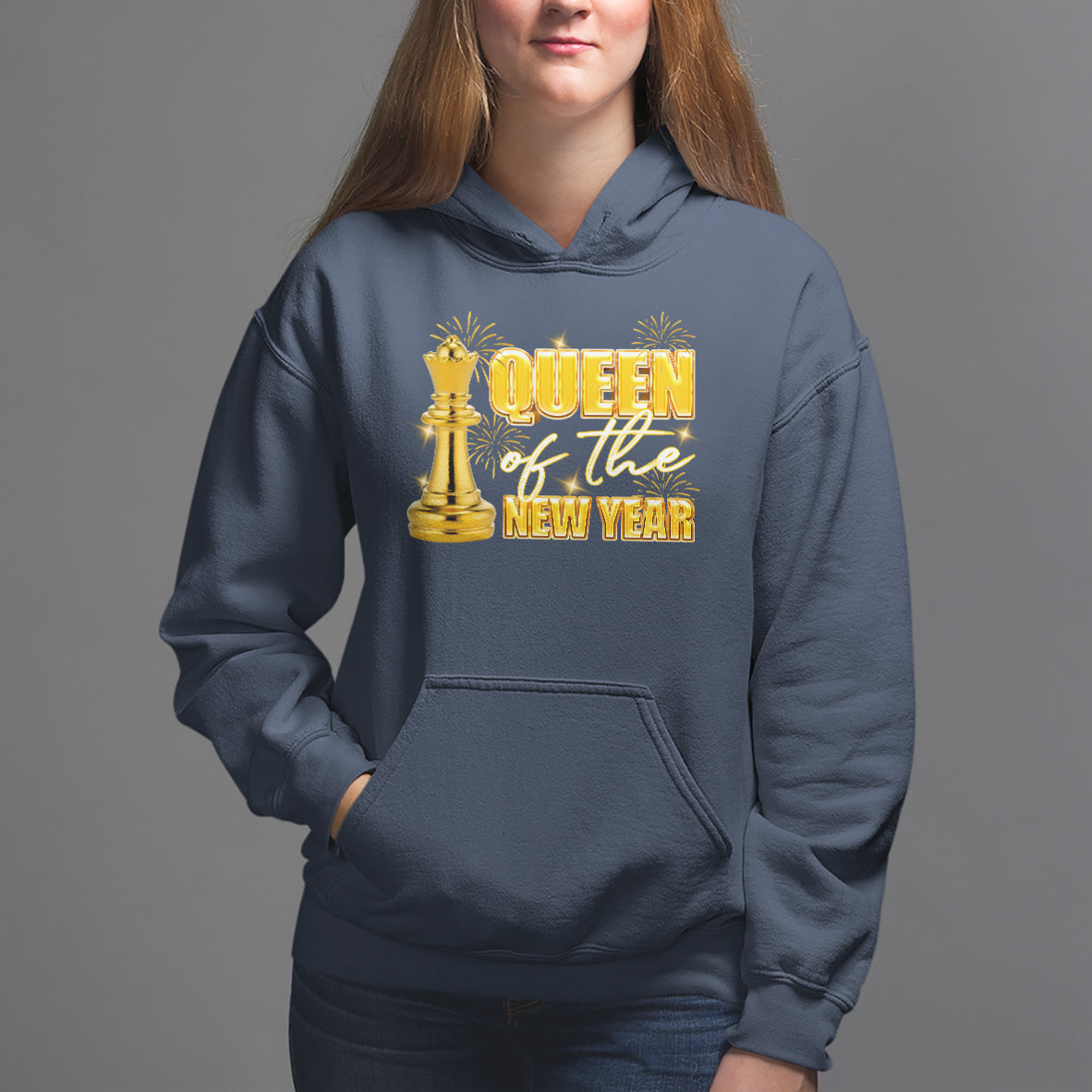 Queen Of The New Year Eve Happy Lucky Firework Hoodie - Wonder Print Shop