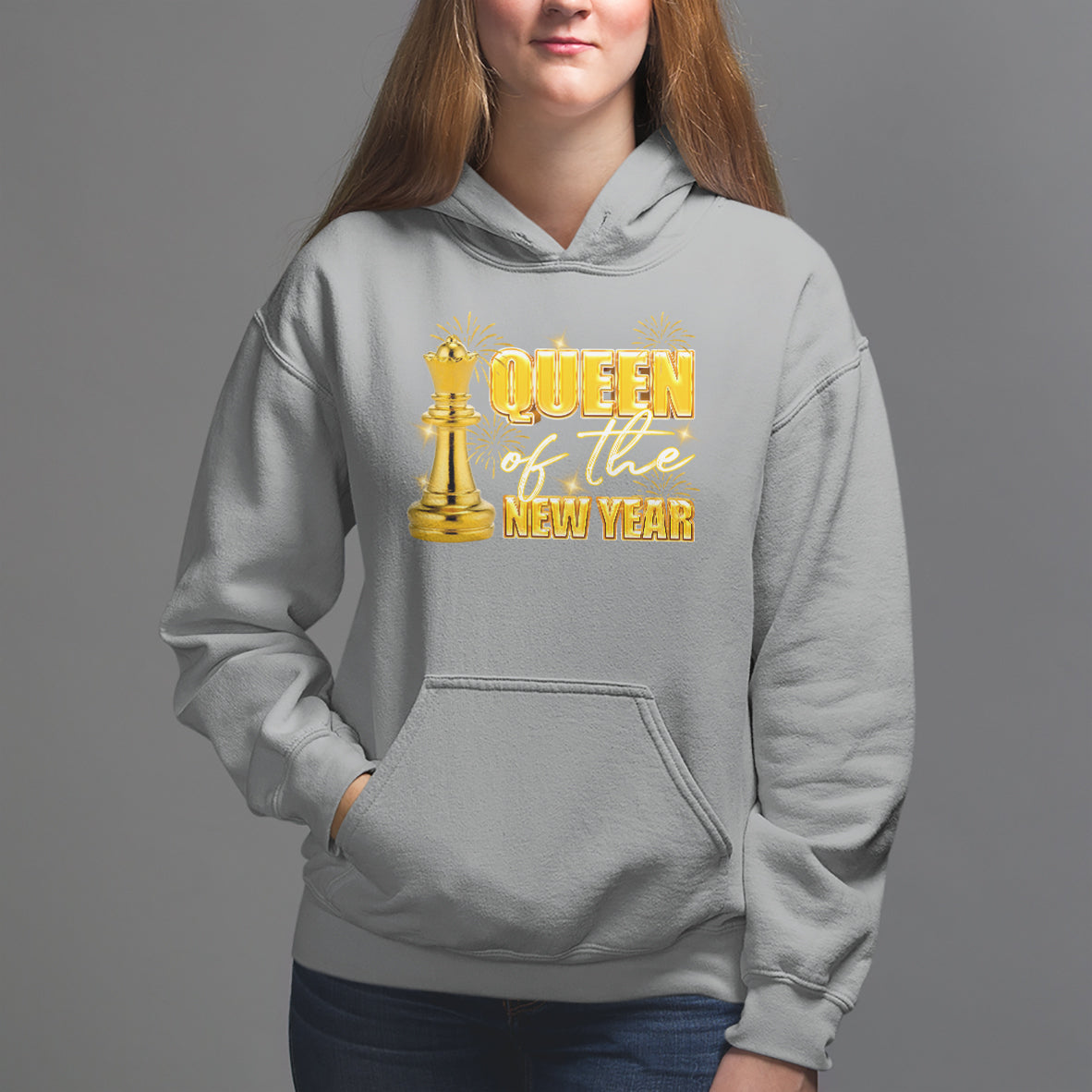 Queen Of The New Year Eve Happy Lucky Firework Hoodie - Wonder Print Shop