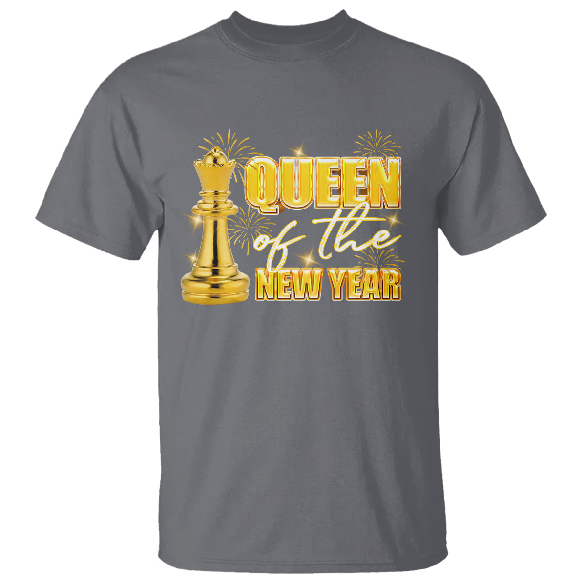 Queen Of The New Year Eve Happy Lucky Firework T Shirt - Wonder Print Shop