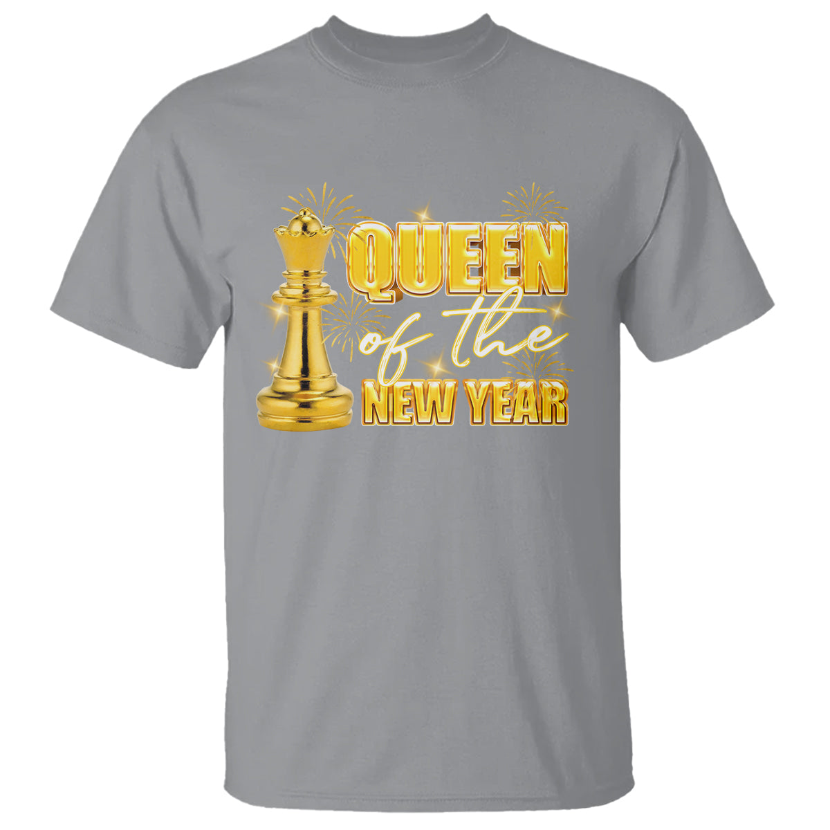 Queen Of The New Year Eve Happy Lucky Firework T Shirt - Wonder Print Shop