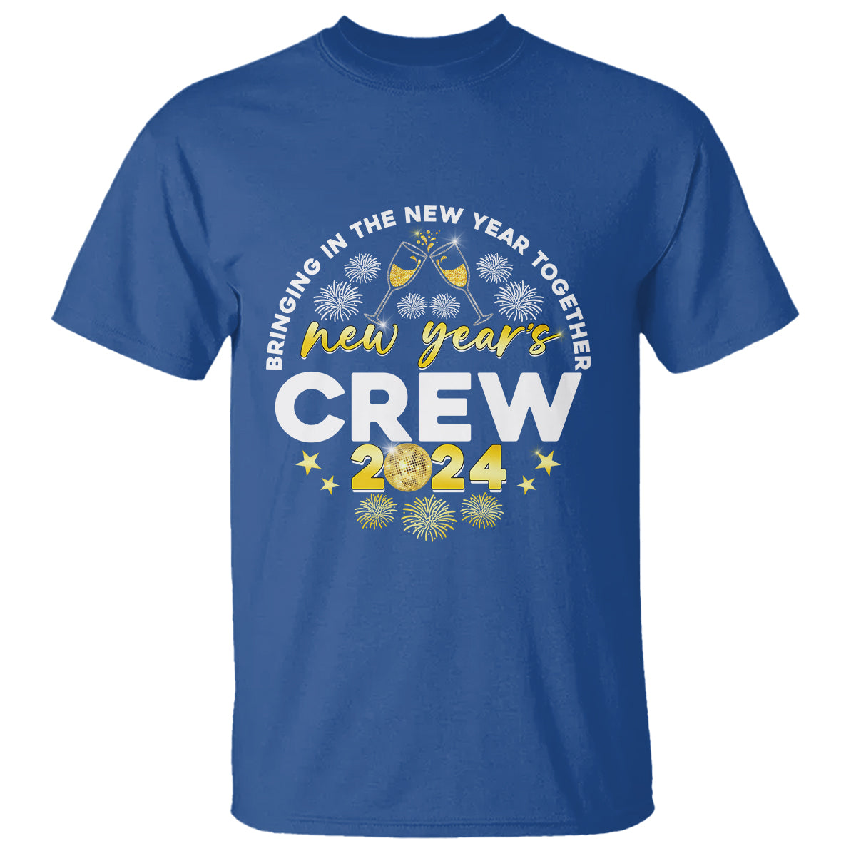 Happy 2024 New Year Crew Bringing Together T Shirt - Wonder Print Shop