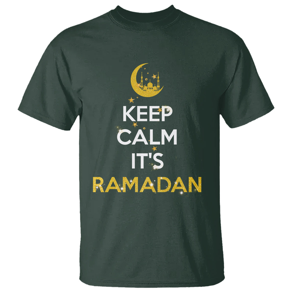 Keep Calm It's Ramadan Kareem Eid Mubarek Islam Muslims T Shirt - Wonder Print Shop