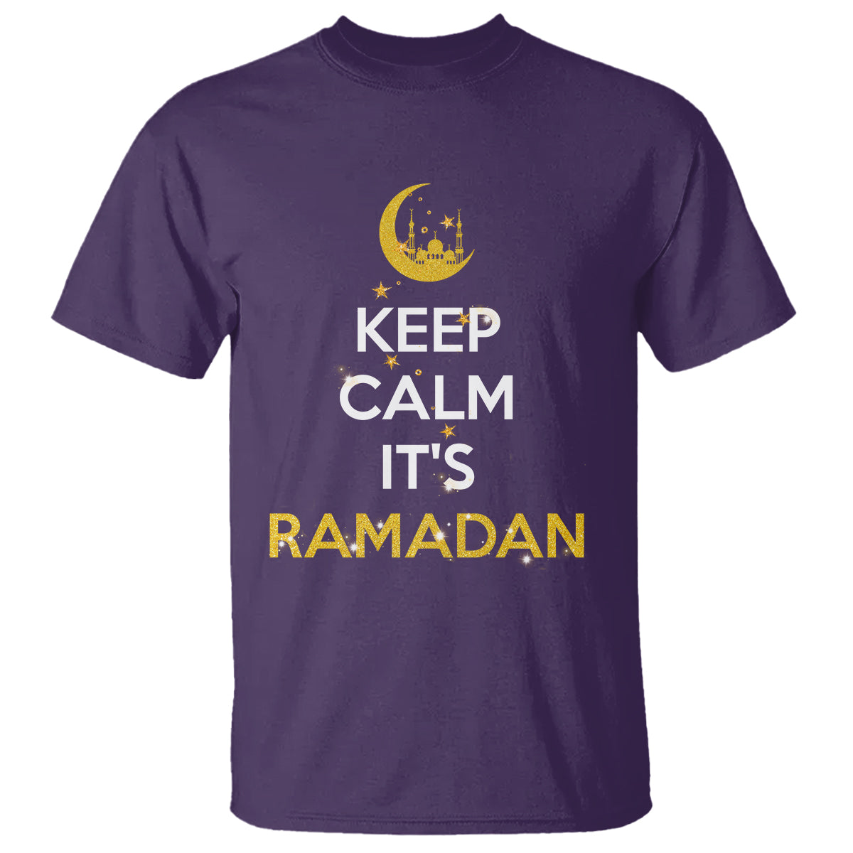 Keep Calm It's Ramadan Kareem Eid Mubarek Islam Muslims T Shirt - Wonder Print Shop