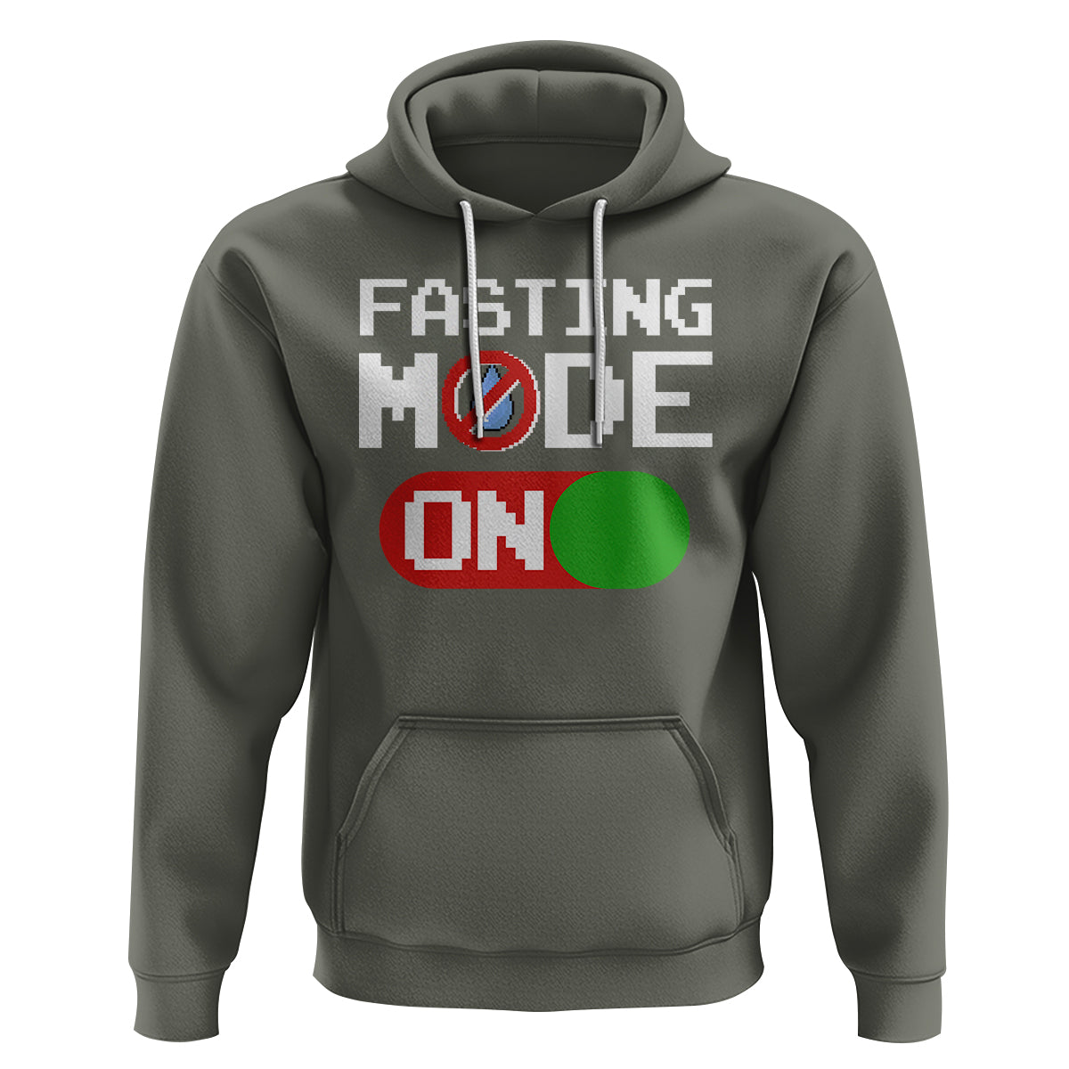 Ramadan Hoodie Fasting Mode On Weight Loss No Water - Wonder Print Shop