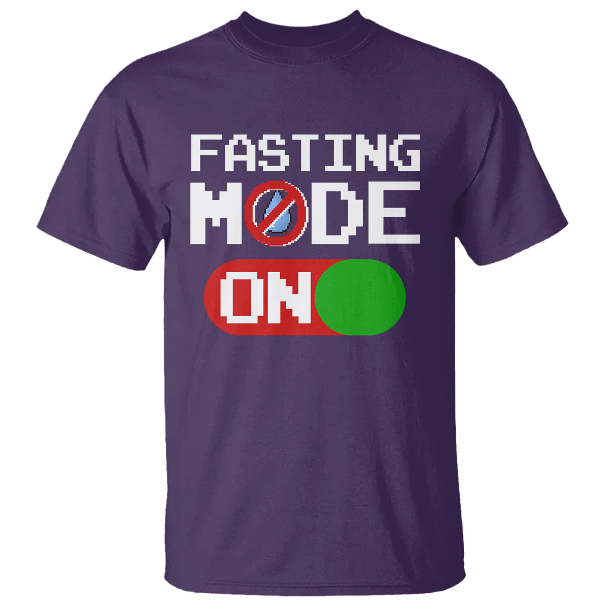 Ramadan T Shirt Fasting Mode On Weight Loss No Water - Wonder Print Shop