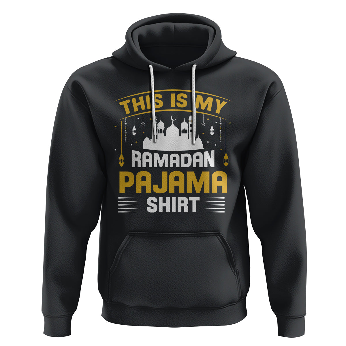 This Is My Ramadan Pajama Eid Mubarek Islam Muslims Hoodie - Wonder Print Shop