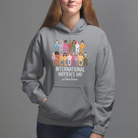 International Women's Day Hoodie Happy IWD 8 March Inspire Inclusion 2024 - Wonder Print Shop