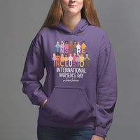 International Women's Day Hoodie Happy IWD 8 March Inspire Inclusion 2024 - Wonder Print Shop