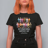 International Women's Day T Shirt For Women Happy IWD 8 March Inspire Inclusion 2024 - Wonder Print Shop