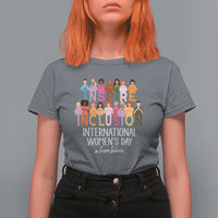 International Women's Day T Shirt For Women Happy IWD 8 March Inspire Inclusion 2024 - Wonder Print Shop