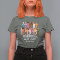 International Women's Day T Shirt For Women Happy IWD 8 March Inspire Inclusion 2024 - Wonder Print Shop